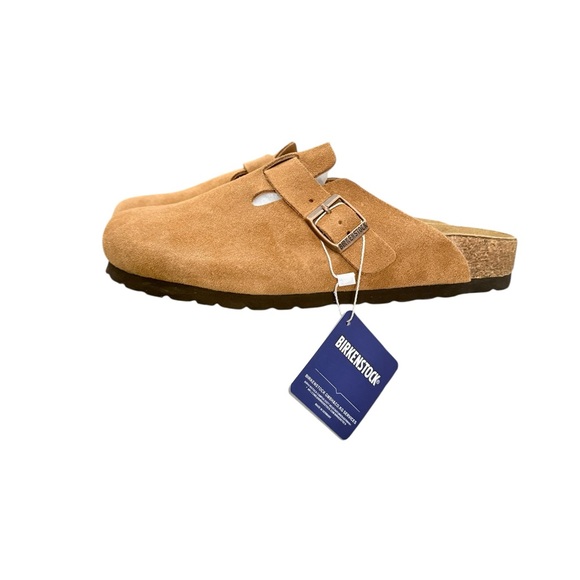 Birkenstock Shoes - NIB Birkenstock Mink Boston Suede Clogs Size 38